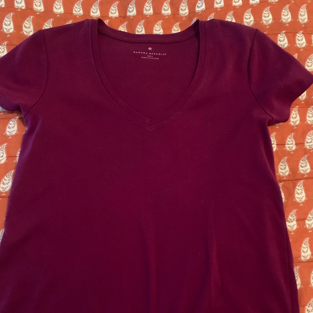 Banana Republic Timeless Tee- vneck